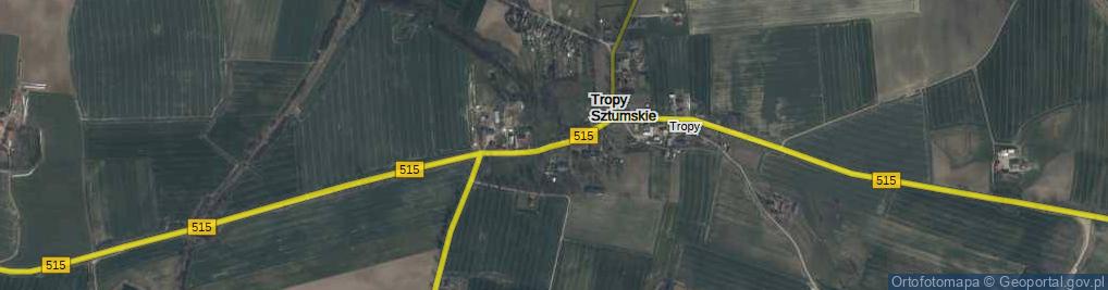 Zdjęcie satelitarne Tropy Sztumskie ul.